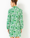 Lilly Pulitzer Women's UPF 50+ Kindra Dress - Fiddle Leaf Green Lil Escape Plan