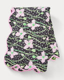 Lilly Pulitzer Reversible Throw Blanket - Onyx Blushing Blooms
