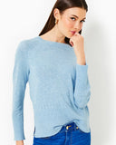 Lilly Pulitzer Women's Salima Sweater - Heathered Bonaire Blue