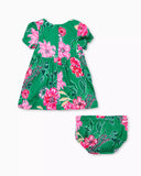 Lilly Pulitzer Girls Kelce Infant Dress - Multi Safari Sanctuary