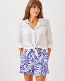 Lilly Pulitzer Women's 5" Bal Harbour Short - Tropicalia Purple Elephant In The Bloom Engineered Bottom