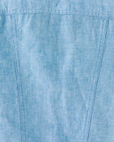 Lilly Pulitzer Seaspray Linen Jacket - Blue Peri x Resort White