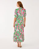 Lilly Pulitzer Larkyn Midi Shirtdress - Glowing Gardens