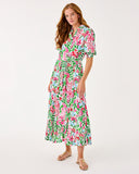 Lilly Pulitzer Larkyn Midi Shirtdress - Glowing Gardens