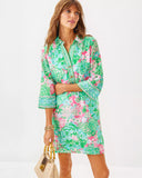 Lilly Pulitzer Women's Daphnie Tunic Dress - Multi Plumes In Bloom Engineered Woven Dress