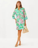 Lilly Pulitzer Women's Daphnie Tunic Dress - Multi Plumes In Bloom Engineered Woven Dress