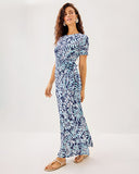 Lilly Pulitzer Chace Maxi Dress - Sapphire Pool Summer Shorelines
