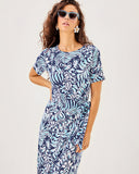 Lilly Pulitzer Chace Maxi Dress - Sapphire Pool Summer Shorelines