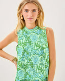Lilly Pulitzer Anya Top - Cool Mint Catchin Rays