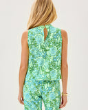 Lilly Pulitzer Anya Top - Cool Mint Catchin Rays
