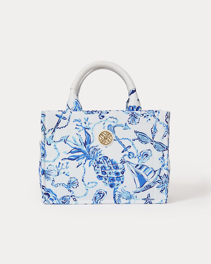 Lilly Pulitzer Adair Mini Bag - Resort White Barefoot Beachcombers