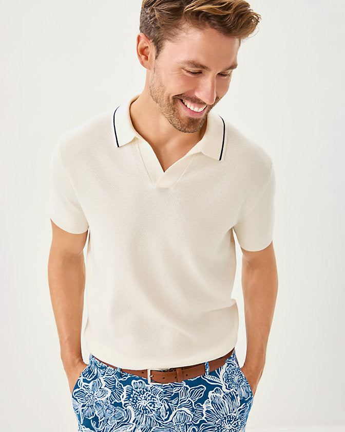 Lilly Pulitzer Men's Stuff Devonn Sweater - Coconut