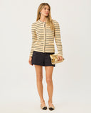 Lilly Pulitzer Maysen Cardigan - Heathered Wicker Tan Beachy Stripe