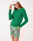 Lilly Pulitzer Lola Boatneck Sweater - Bamboo Green