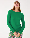 Lilly Pulitzer Lola Boatneck Sweater - Bamboo Green
