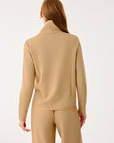 Lilly Pulitzer UPF 50+ Basque Full Zip Jacket - Heathered Iced Latte