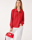 Lilly Pulitzer UPF 50+ Eleni Pullover - Cranberry Red