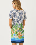 Lilly Pulitzer Edita Short Sleeve Shift Dress - Rutabaga Sympeony Engineered Woven Shift