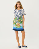 Lilly Pulitzer Edita Short Sleeve Shift Dress - Rutabaga Sympeony Engineered Woven Shift