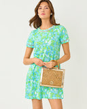 Lilly Pulitzer Cody Short Sleeve Dress - Day Dream Blue Throw Me A Line