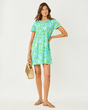 Lilly Pulitzer Cody Short Sleeve Dress - Day Dream Blue Throw Me A Line