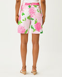 Lilly Pulitzer 9" Arametta Stretch Short - Resort White Lil Go With the Flow
