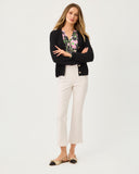 Lilly Pulitzer Elsa Silk Top - Onyx Blushing Blooms