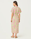 Lilly Pulitzer UPF 50+ McKennon Maxi Shirtdress - Pistachio Macaron Alina