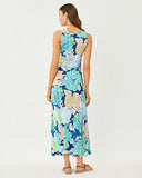 Lilly Pulitzer Carolita Maxi Dress - Starlight Navy Tennessees Hibiscus