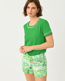 Lilly Pulitzer Clairmont Ladder Lace Top - Terrace Green