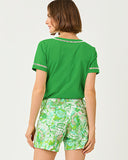 Lilly Pulitzer Clairmont Ladder Lace Top - Terrace Green