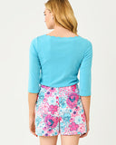 Lilly Pulitzer Gleeson Knit Top - Capri Blue