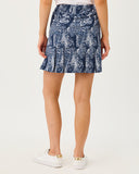 Lilly Pulitzer UPF 50+ Luxletic Luisa Skort - Low Tide Navy Lil Palm Prowl Golf