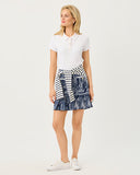 Lilly Pulitzer UPF 50+ Luxletic Luisa Skort - Low Tide Navy Lil Palm Prowl Golf