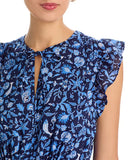 Vineyard Vines Women's Flutter Sleeve Maxi Dress - Camila Navy