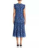 Vineyard Vines Women's Flutter Sleeve Maxi Dress - Camila Navy
