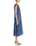 Vineyard Vines Women's Flutter Sleeve Maxi Dress - Camila Navy