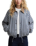 Barbour Ovingham Casual Jacket - Navy/Neutral Gingham
