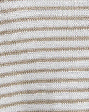 Barbour Aylesby Striped Collared Knit Jumper - Cloud/Sand Stripe