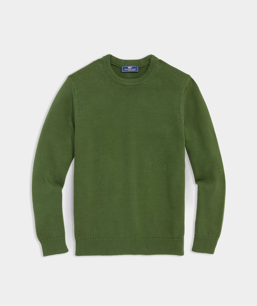 Vineyard Vines Men's Cotton Crewneck Sweater - Cypress