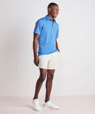 Vineyard Vines Men's Bradley Stripe Sankaty Polo - Ocean Breeze/Tide Blue