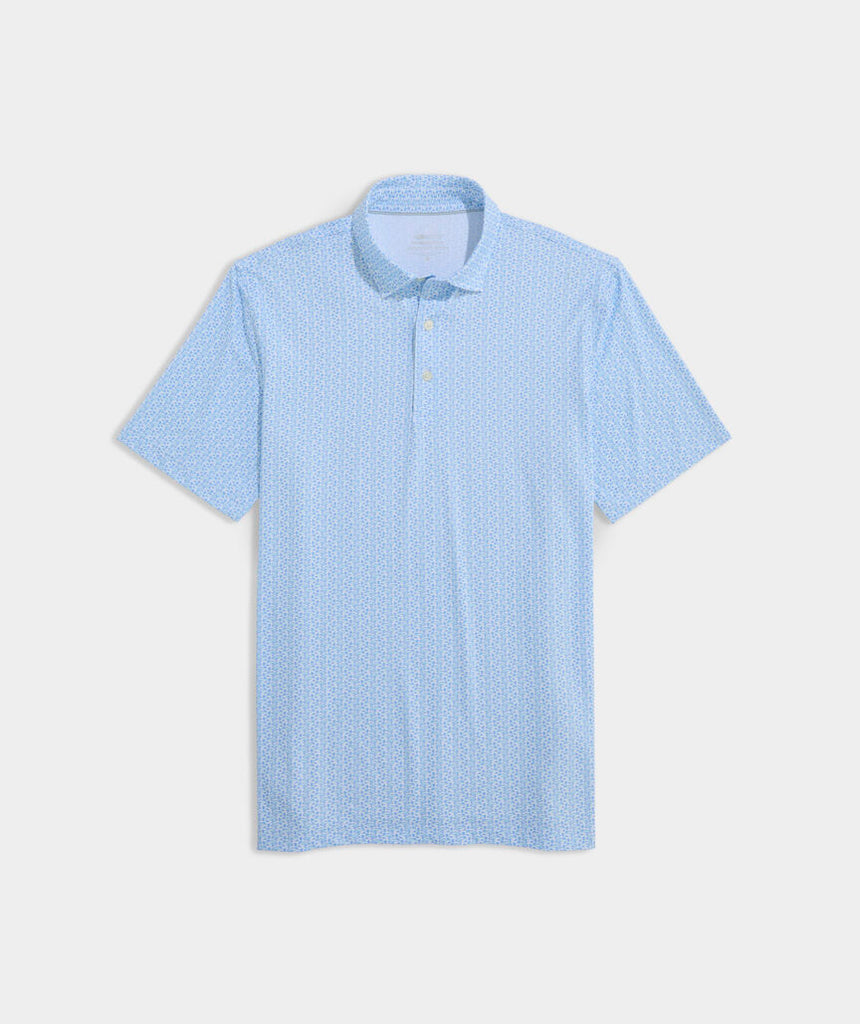 Vineyard Vines Men's Palmero Performance Polo - Bass Micro - WC