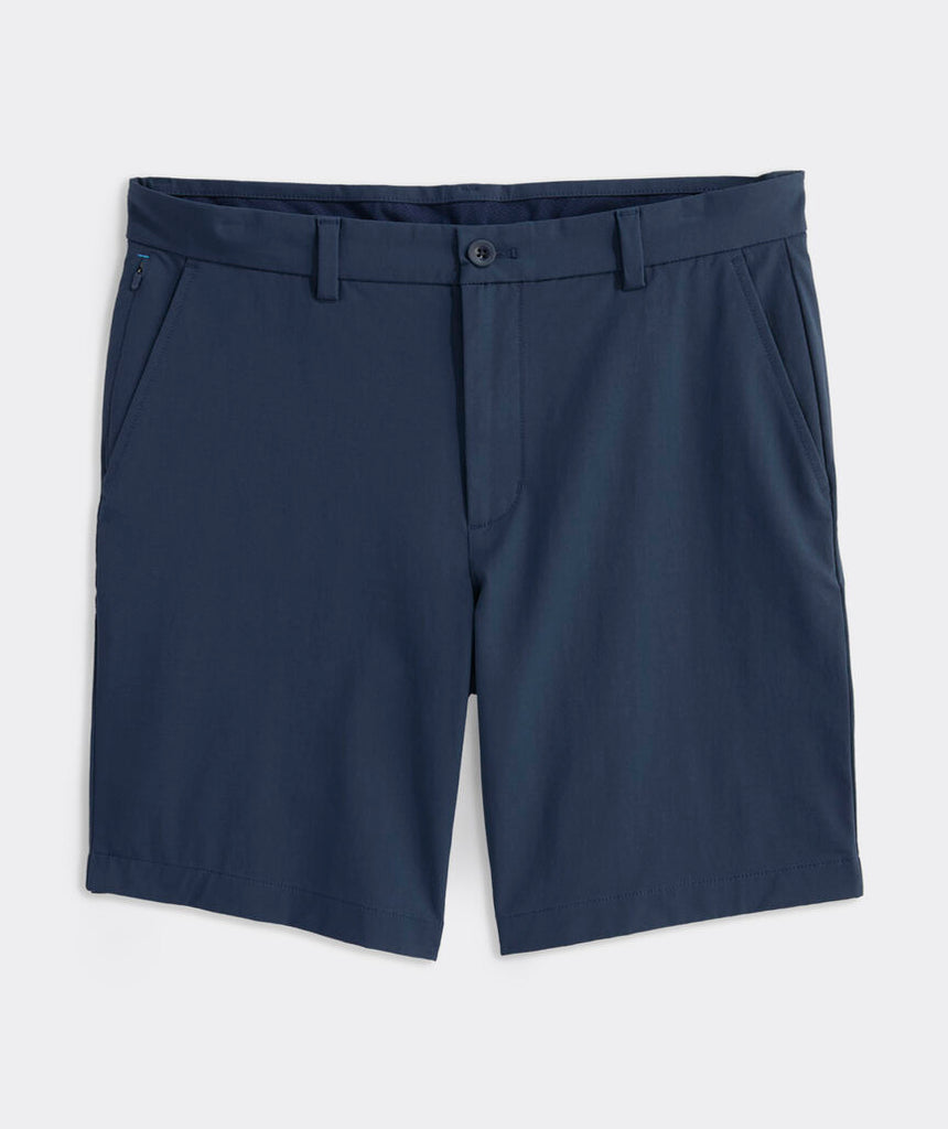 Vineyard Vines Men's 9 Inch On-The-Go Shorts - Blue Blazer
