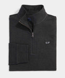 Vineyard Vines Men's Saltwater Quarter-Zip - Jet Black