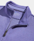 Vineyard Vines Herringbone Bluffs Performance Quarter-Zip - Blue Violet