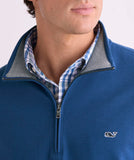 Vineyard Vines Solid Saltwater Quarter-Zip - Moonshine