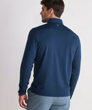 Vineyard Vines Men's Performance Clubhouse Quarter-Zip - Blue Blazer