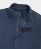Vineyard Vines Men's Calmwater Quarter Zip - Blue Heron Herringbone