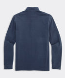Vineyard Vines Men's Calmwater Quarter Zip - Blue Heron Herringbone