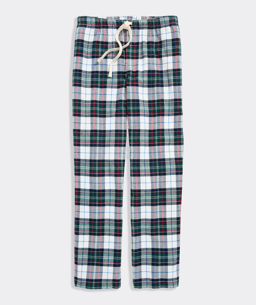 Vineyard Vines Men's Flannel Pajama Lounge Pants - Charleston Green